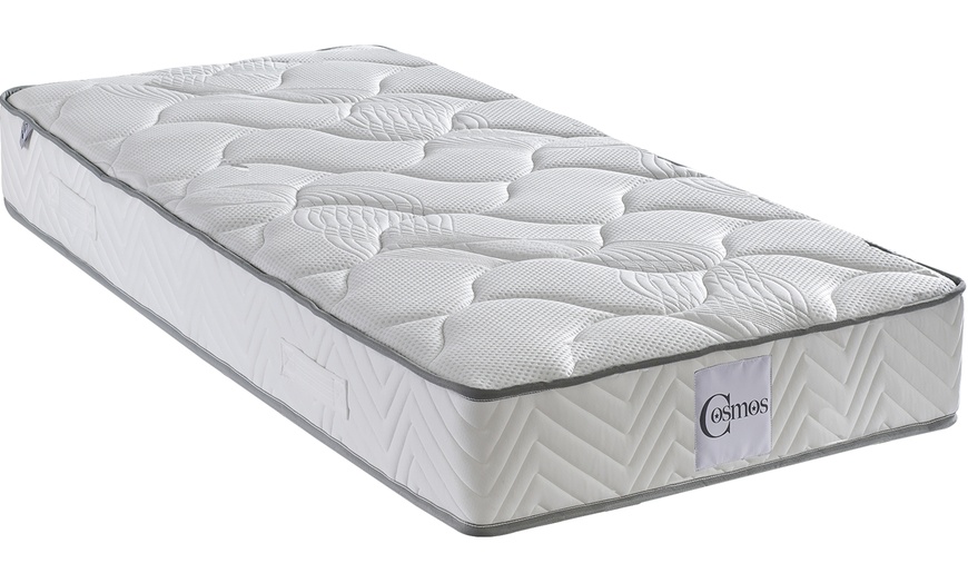 Image 2: Lit fixe Triomphe similicuir, matelas "Cosmos" en option