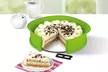 GOURMETmaxx 2 teiliges Silikon-Backform-Set rechteckig und rund mit Glasboden - Second Medium