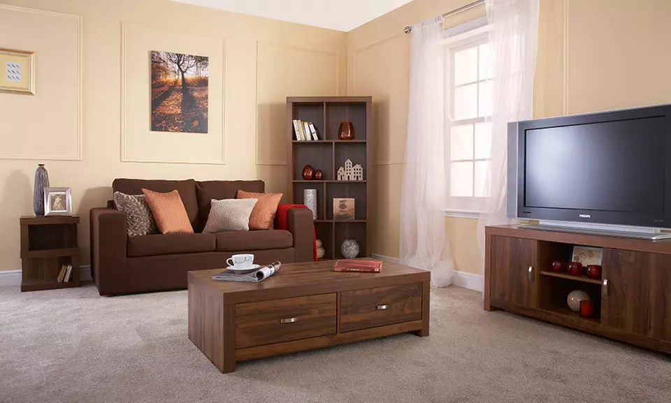 Portland Acacia Living Room Furniture in Choice of Design - Primary Image