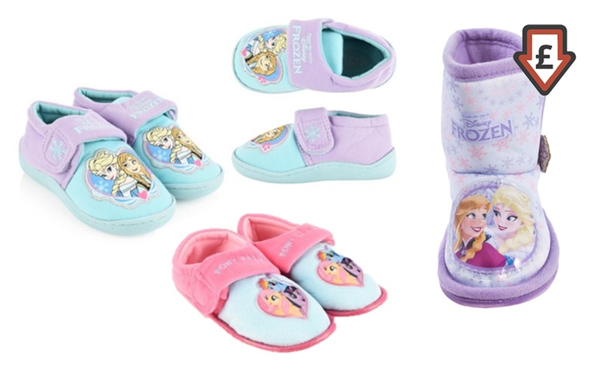 Image 1: Girls' Character Slippers