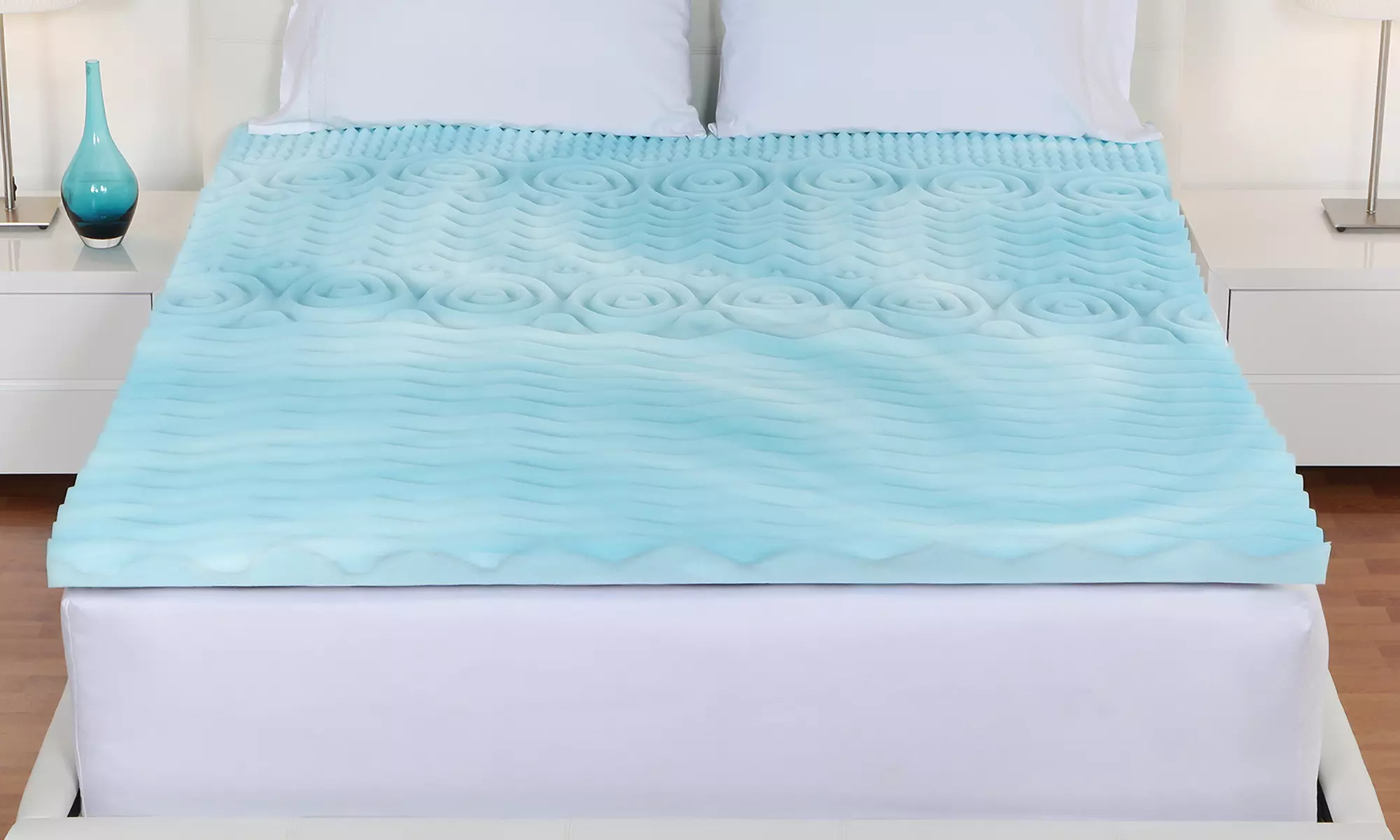 Authentic Comfort 3" Orthopedic 5-Zone Foam Mattress Toppers - Primary Image