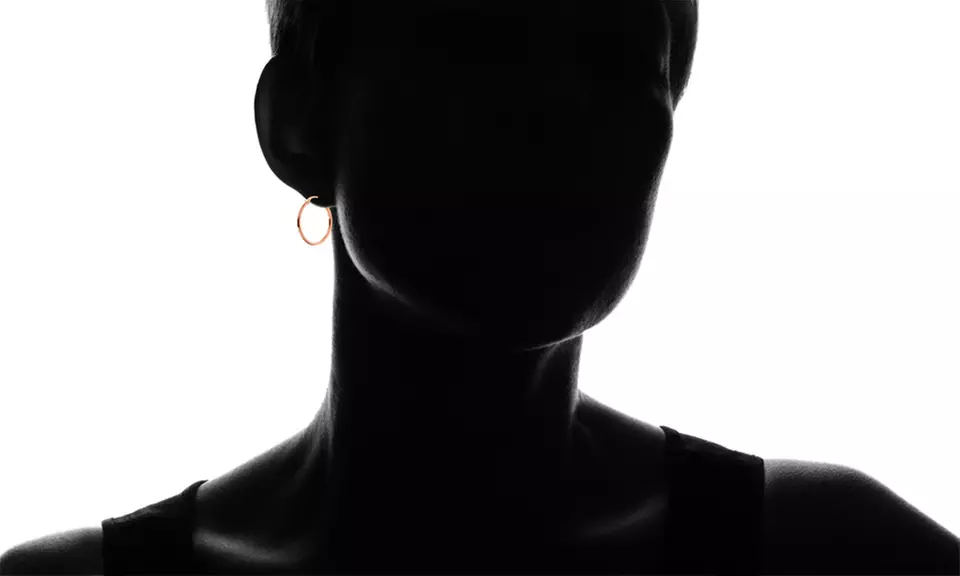 18k Rose Gold Plated Sterling Silver 20mm Classic French Lock Hoops - Second Medium