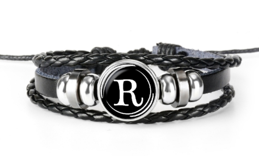 Image 19: Bracelet initiale pour homme