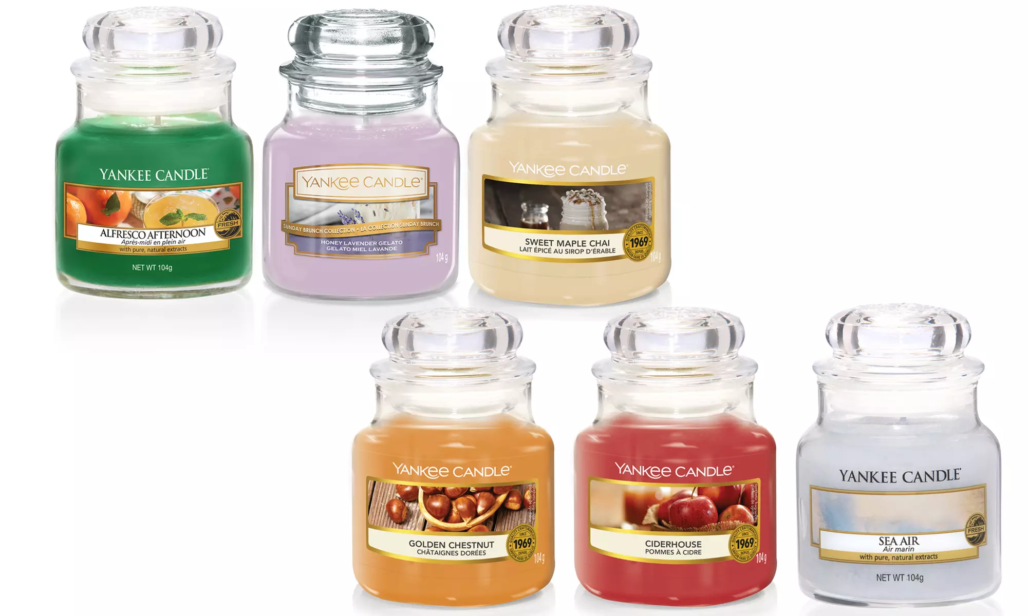 3 ou 6 Bougies en petits pots Yankee Candle - Primary Image