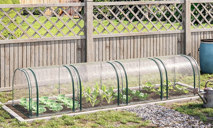 Image 2: Outsunny Greenhouse