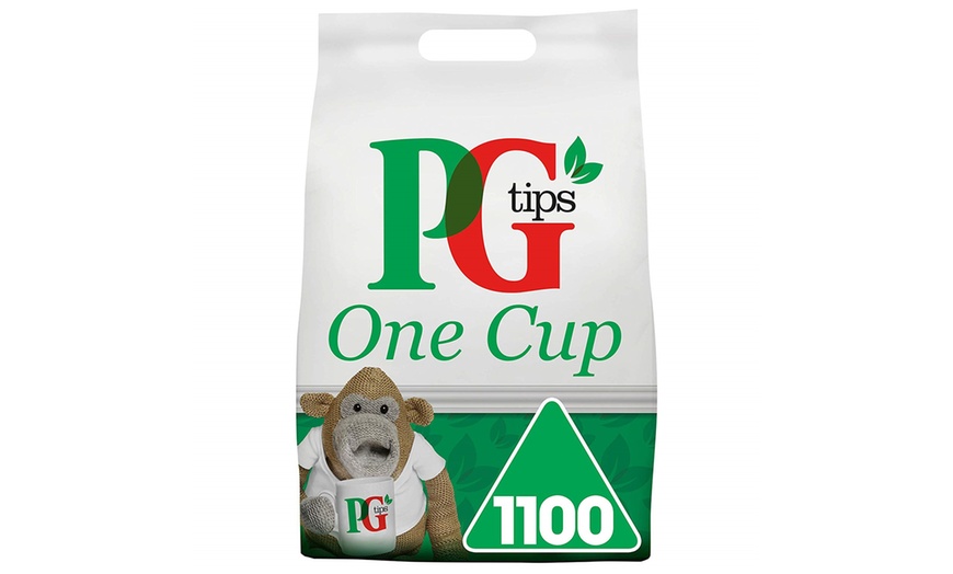 Image 1: PG Tips 1100 One Cup Tea Bags