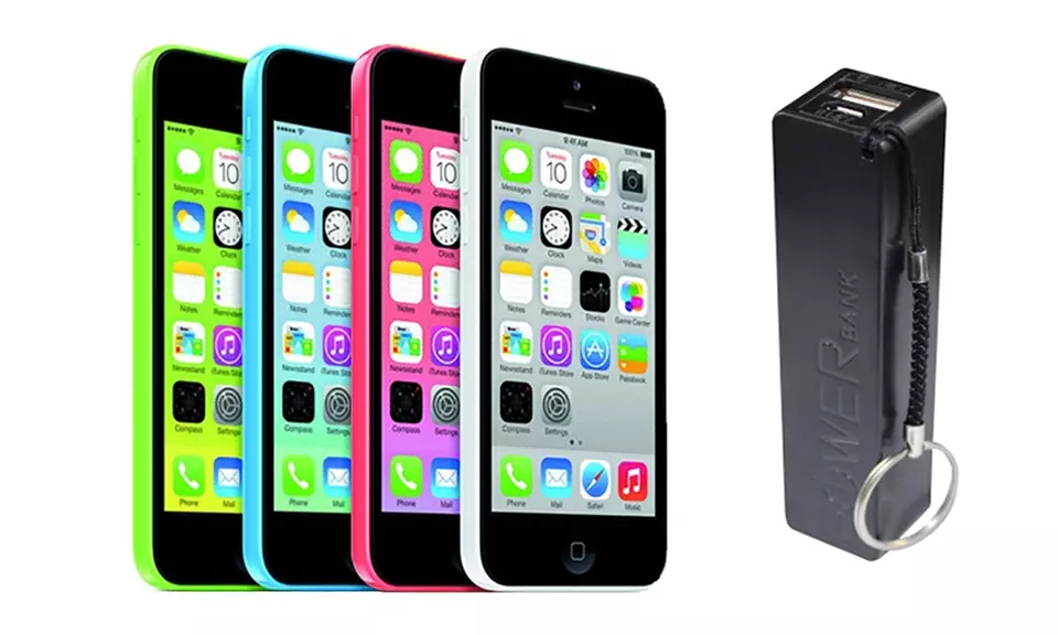 Apple iPhone 5C 16 oder 32 GB refurbished opt. mit Powerbank, Refurbished-Grade: Excellent inkl. Versand - Primary Image