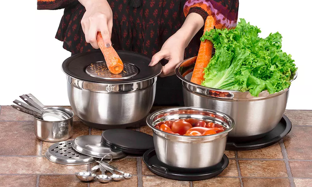 Stainless Steel Preparation Set (9- or 17-Piece) - Primary Image