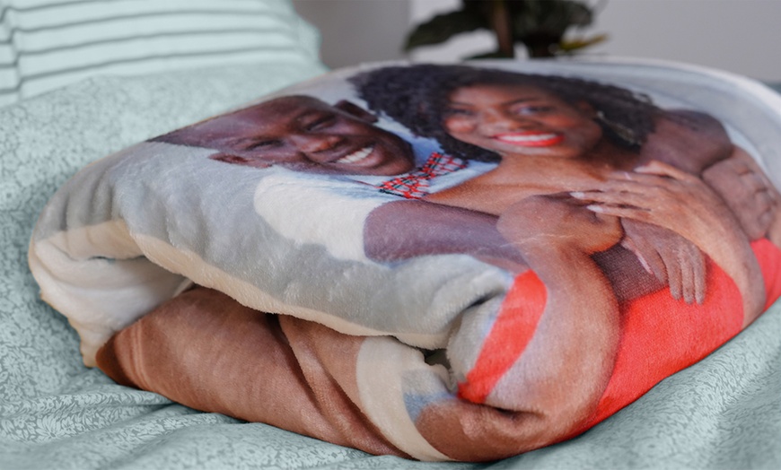 Image 8: Personalised Premium Sherpa Photo Blanket from Printerpix