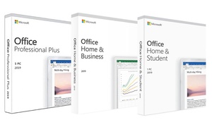  Office 2019 Home & Student, Home & Business or Pro Plus for Windows 