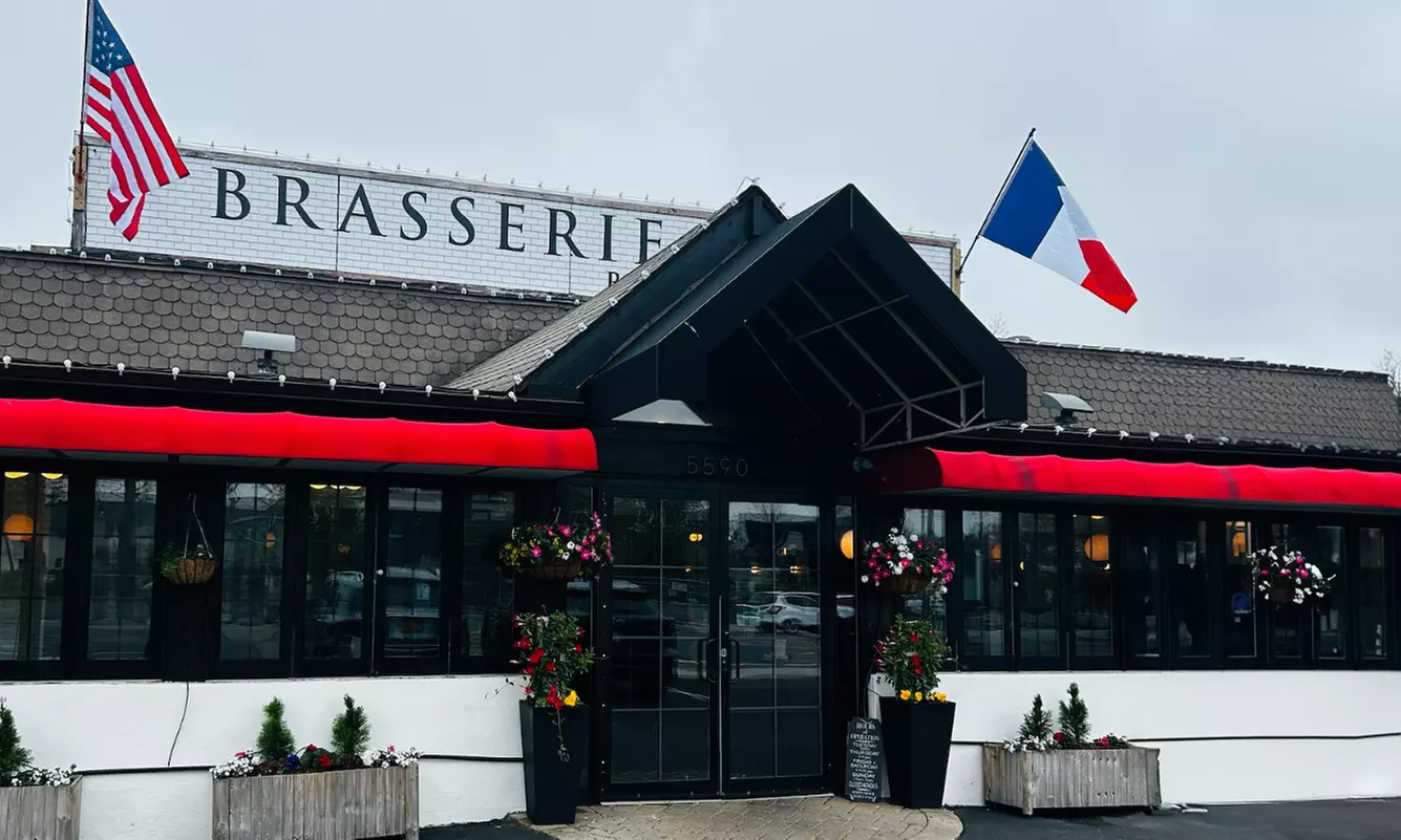 $100 or $200 to Spend on Food and Drinks at Upscale French Brasserie 