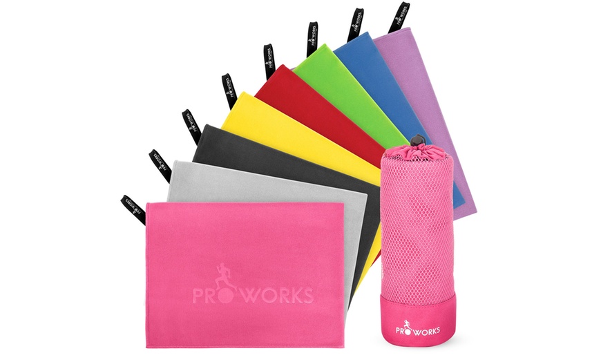 Image 36: Proworks Microfibre Towel