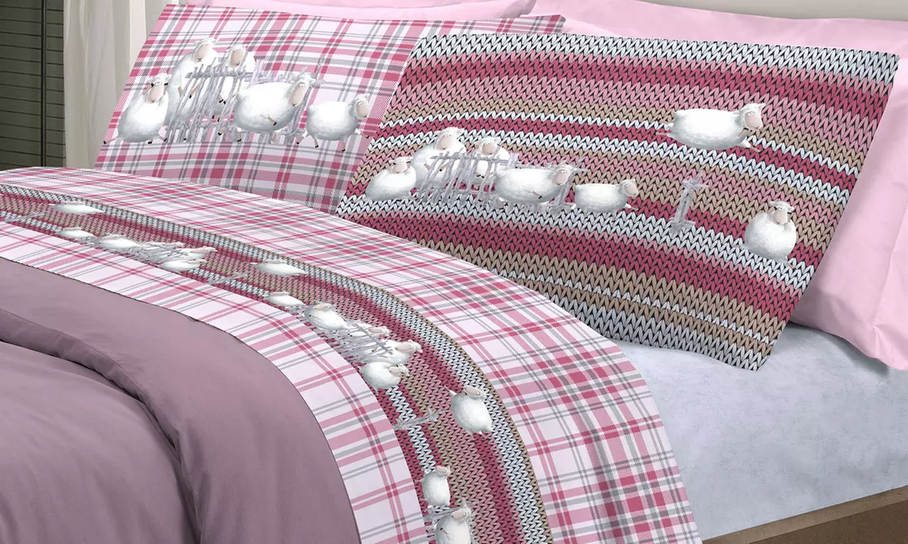 Completi Lenzuola Flanella Fantasie Invernali