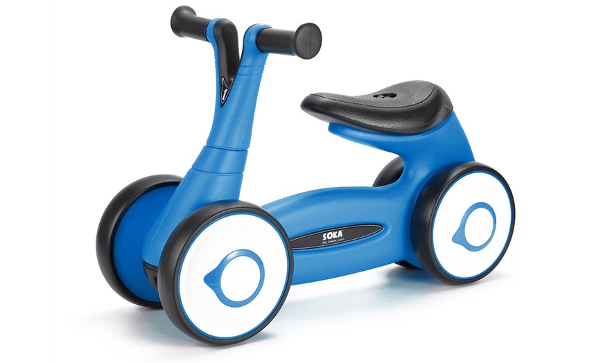 Image 9: Soka Four-Wheel Kids' Balance Bike