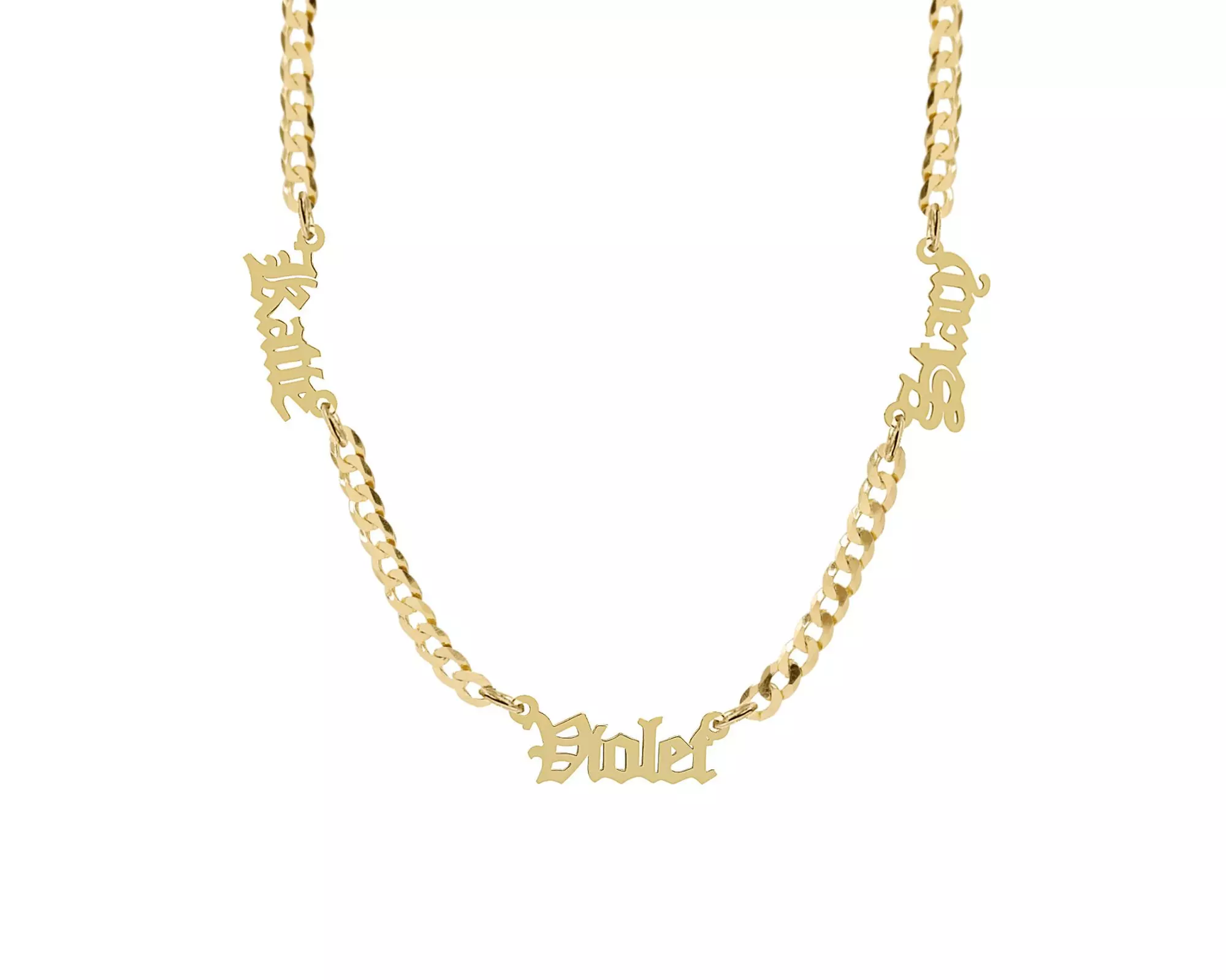 Three-Name Name Necklace from MonogramHub