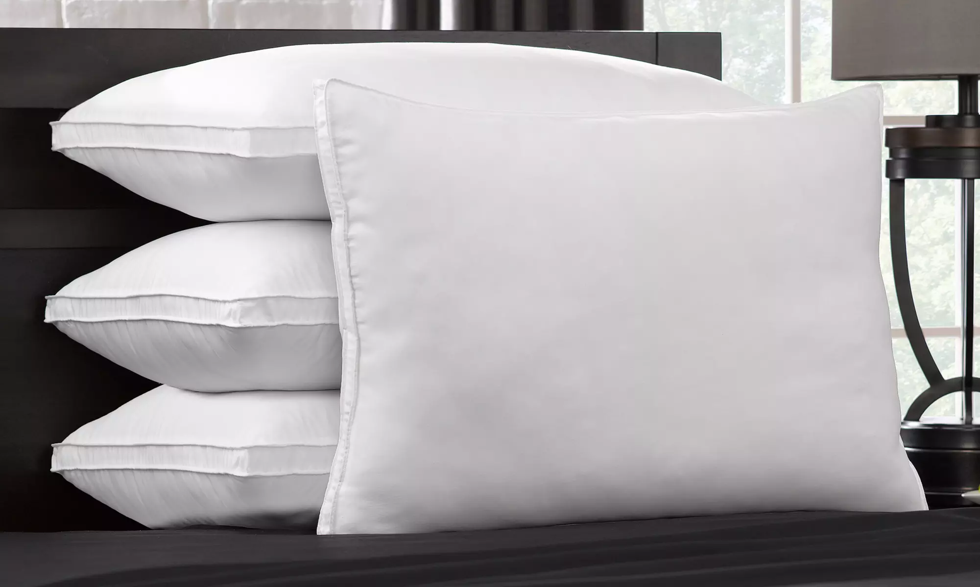 Overstuffed Hypoallergenic Side and Back Sleeper Pillow Set (4-Pack) - Primary Image
