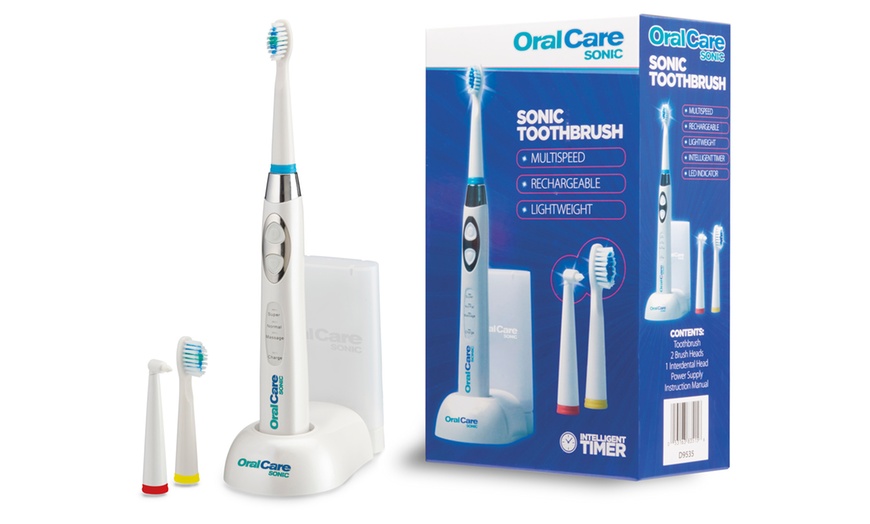 Image 1: Rechargeable Sonic Toothbrush