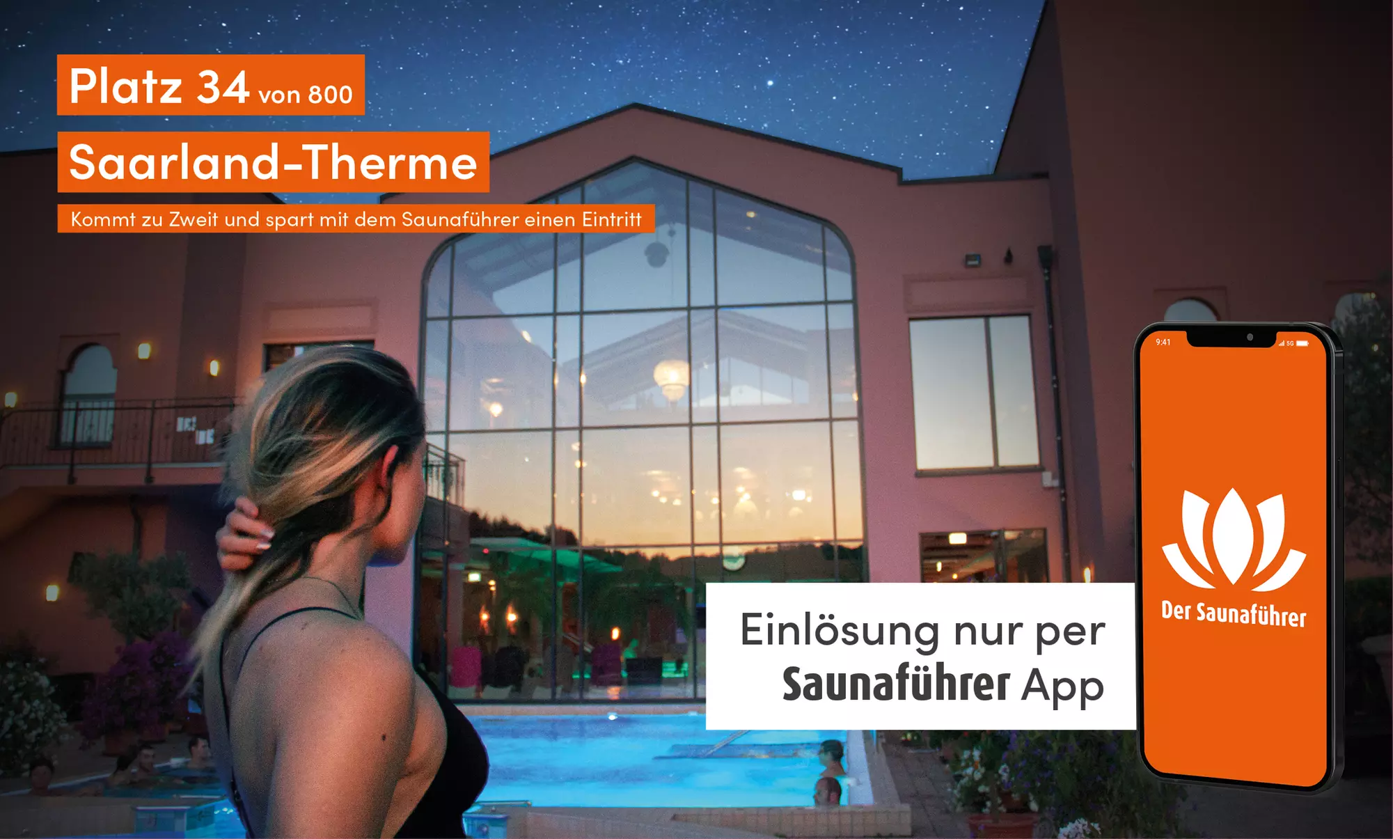 2:1 Gutschein für die Saarland-Therme (50% sparen) - Primary Image