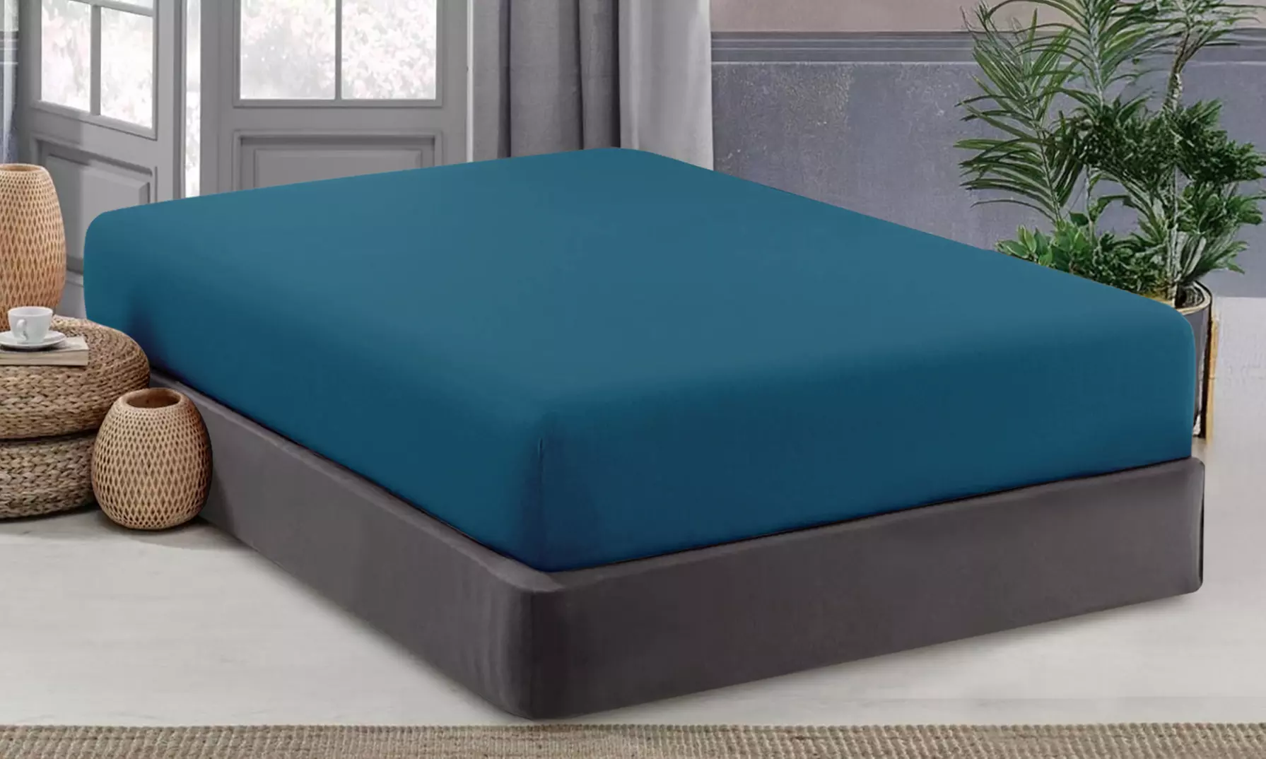 Lenzuolo sotto con angoli no stiro