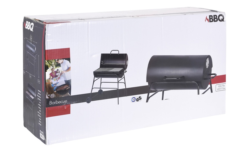 Image 2: Portable Cylinder BBQ Grill