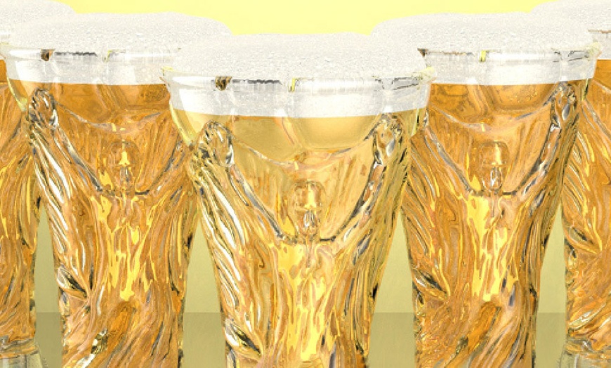 Image 9: One, Two or Four Qatar World Cup Beer Glasses 420ml