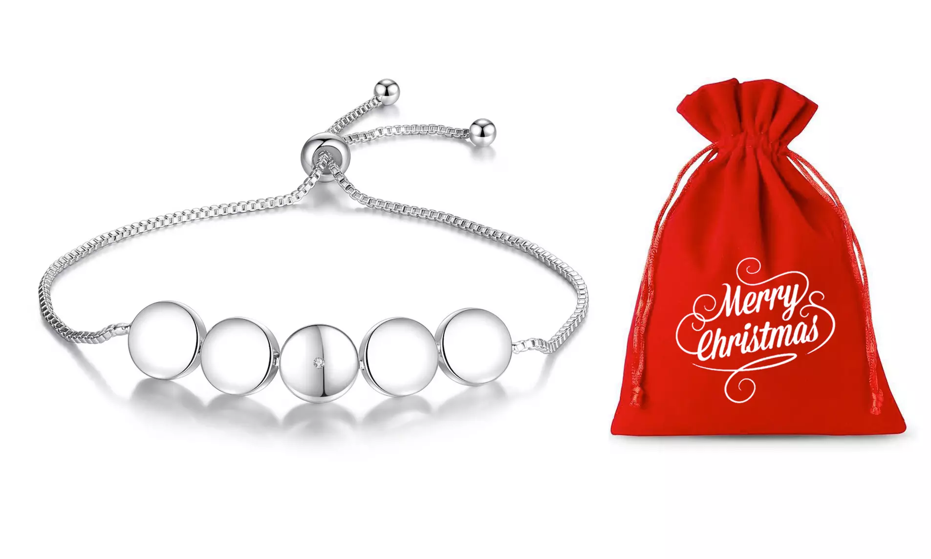 Bracelet ajustable orné d'un diamant naturel - Primary Image