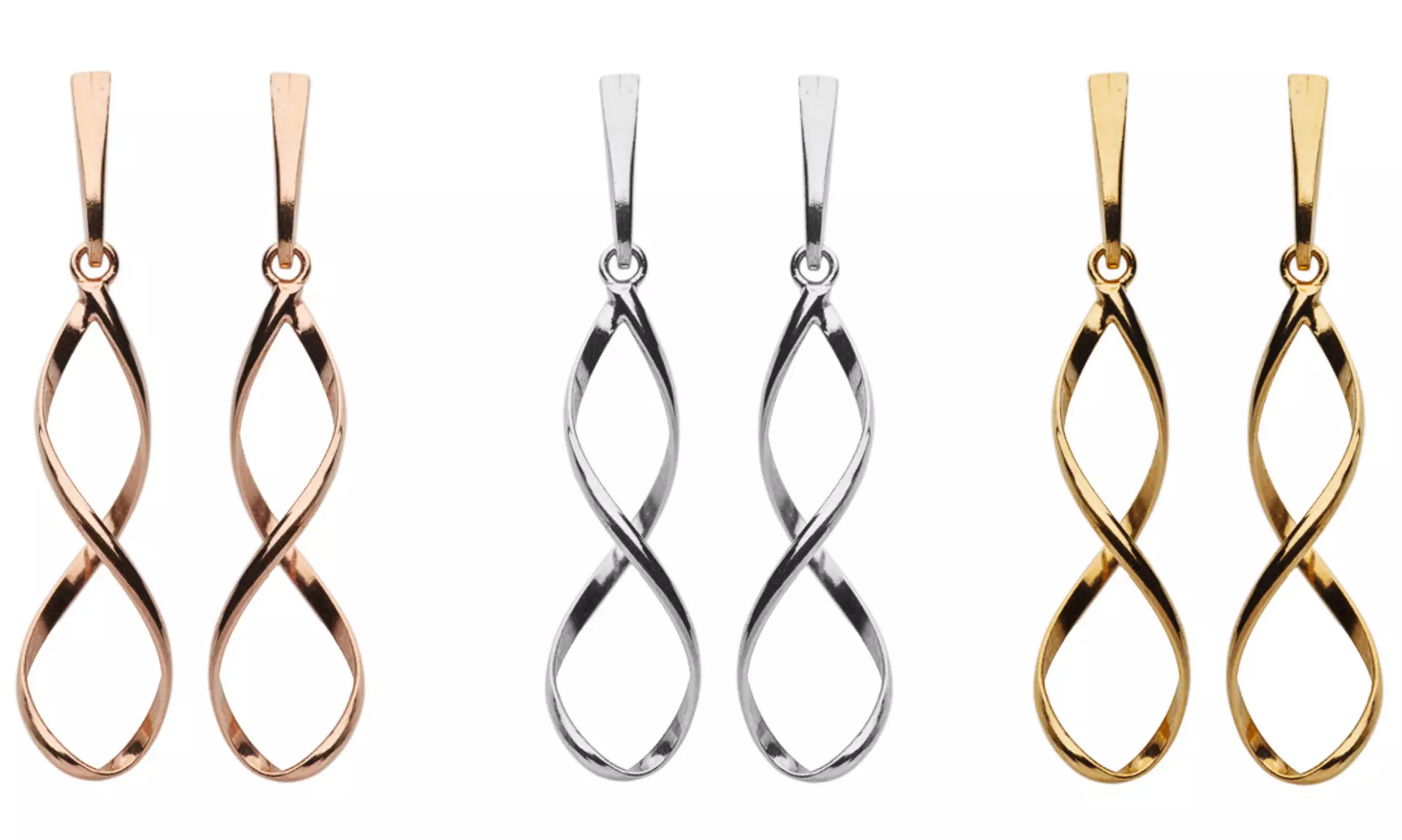 Boucles d’oreilles Natuna en argent 925, modèles exclusifs fabriqués en France - Primary Image