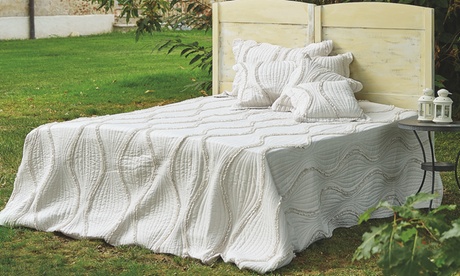 Trapuntino con inserti disponibile in 2 dimensioni o cuscino imbottito