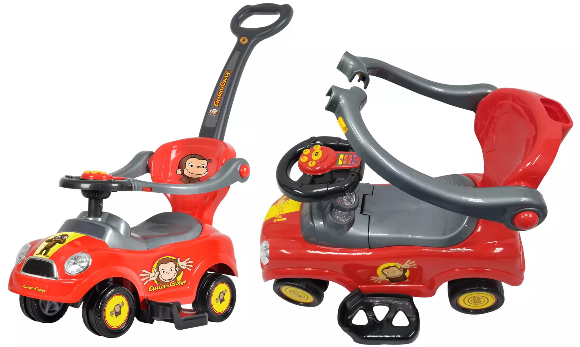 Curious George Kids' 3-in-1 Push Car - Primary Image