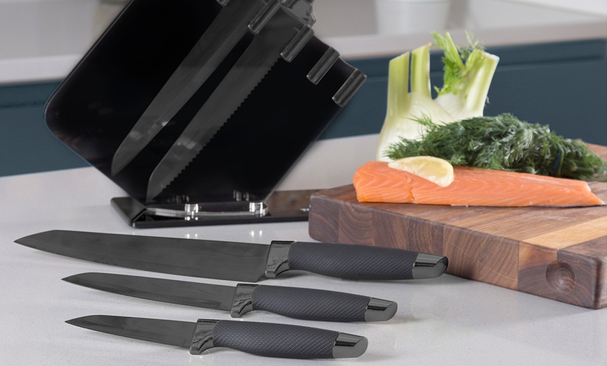 Image 7: Tower Five-Piece Knife Set