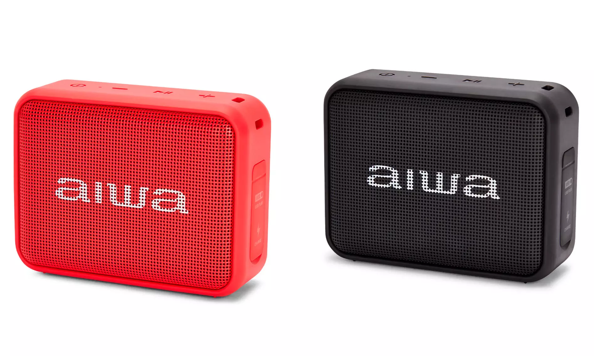 Aiwa BS-200BK Bluetooth-Lautsprecher in Schwarz oder Rot, inkl. Versand - Primary Image