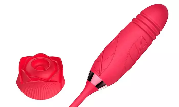 1x oder 2x G-Punkt-Vibrator mit Saug-Funktion in Rose-Form