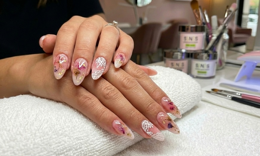 Image 3: Flawless & Long-Lasting SNS Full Nail Set –  1 or 2 Visits