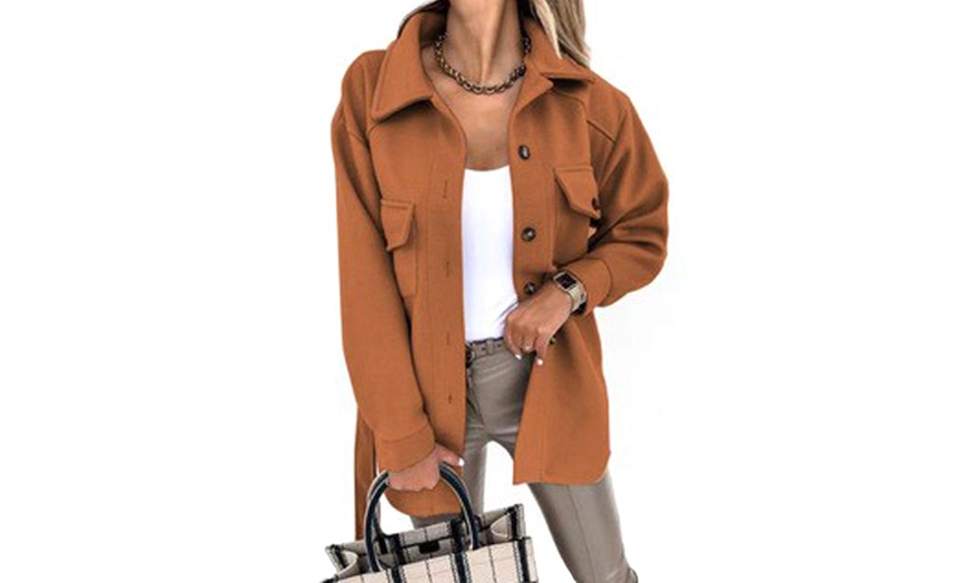 Image 9: Women's Winter Belted Coat