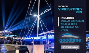 9pm Late Night Vivid Cruise with Welcome Drink