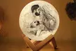 Personalized 3D Moon Lamp: Customizable, LED Light, Perfect Gift for Friends, Family, and Loved Ones (Save 87%) - Image 3