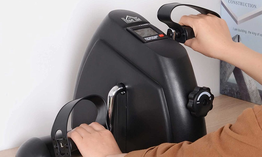 Image 4: HomCom Mini Exercise Bike