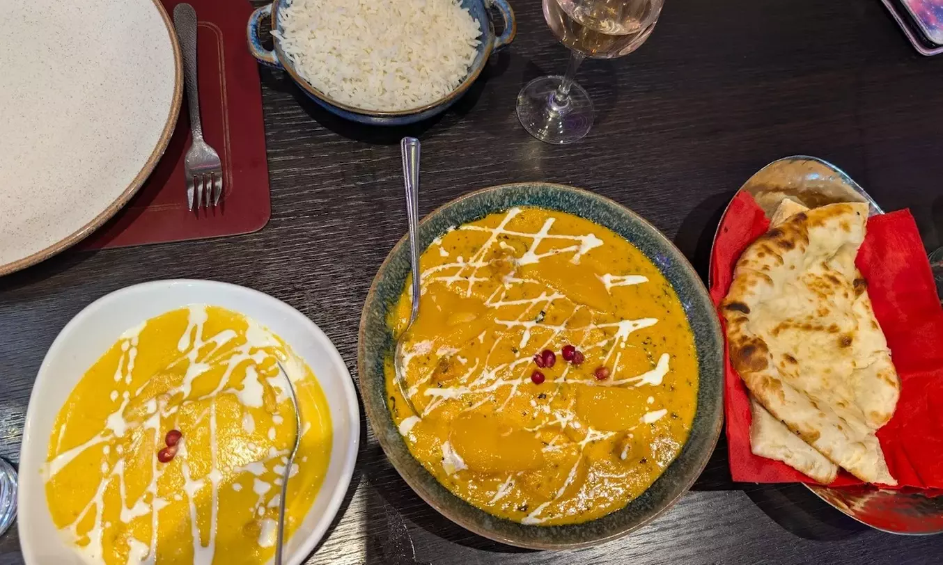 Authentic Two-Course Indian Meal with Drinks for Two or Four