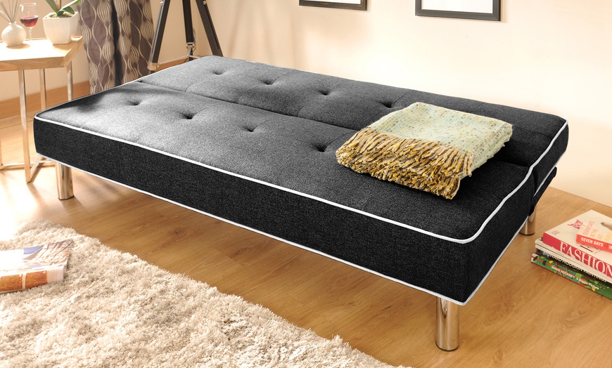 Image 7: Meribel Fabric Sofa Bed