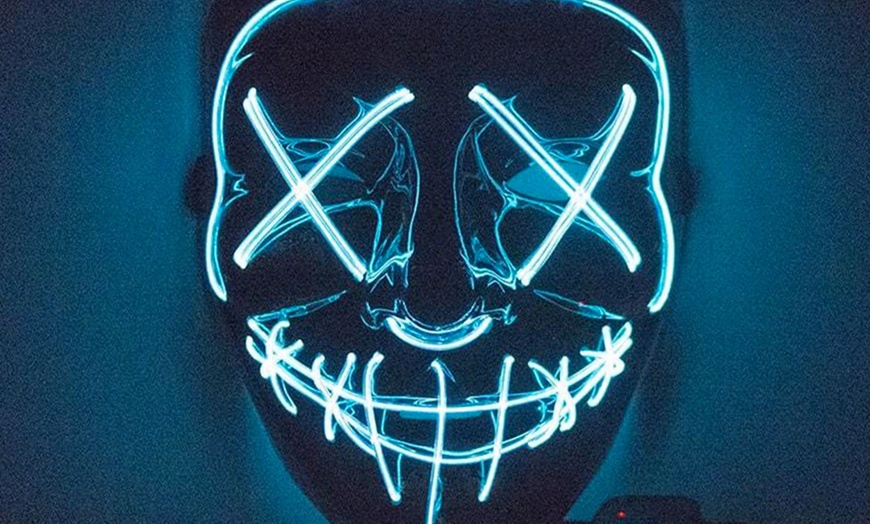 Image 6: Halloween Horror Movie LED Mask