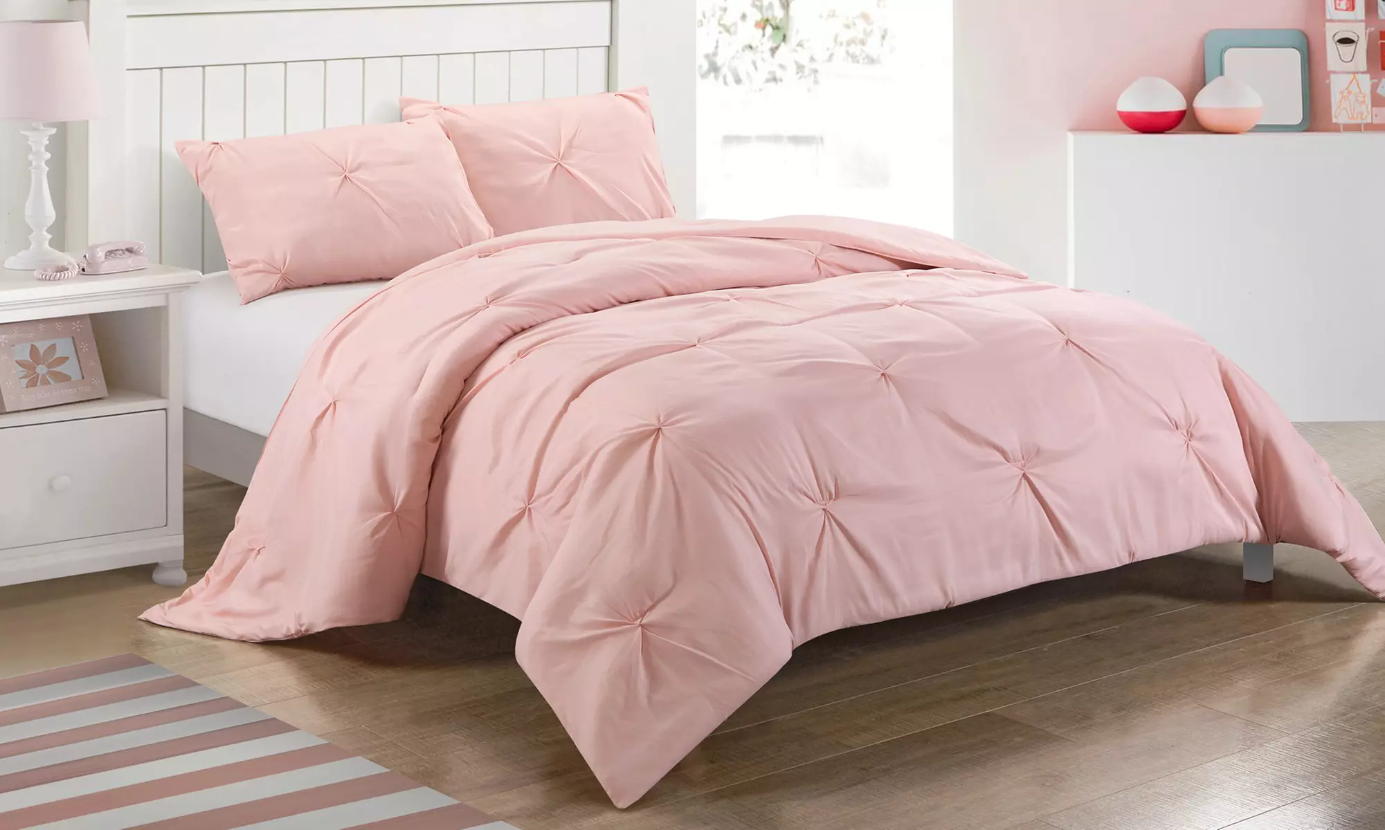Pintuck Comforter Set (2- or 3-Piece) - Primary Image