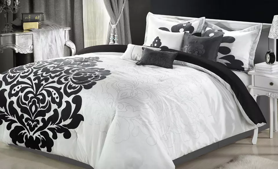 Chic Home Eight-Piece Comforter Set (56% Off). Multiple Designs and Sizes Available. Free Shipping and Free Returns. - Second Medium