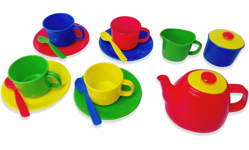 Image 10: Kids' Tea Party Play Set