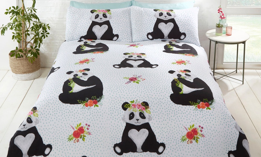 Image 2: Koala or Panda Duvet Set