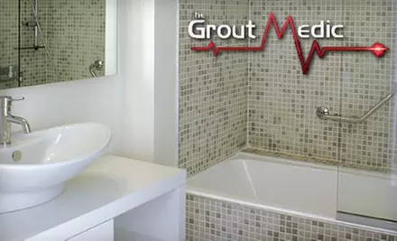 $69 for Tub or Shower Re-Caulking or Vapor Clean and Color Sealant for Tile from The Grout Medic (Up to $150 Value) - Primary Image