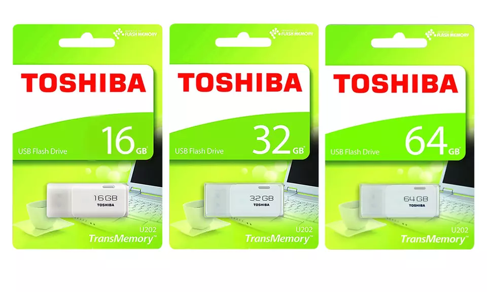 16GB, 32GB or 64GB Toshiba USB Flash Drive Stick - Primary Image