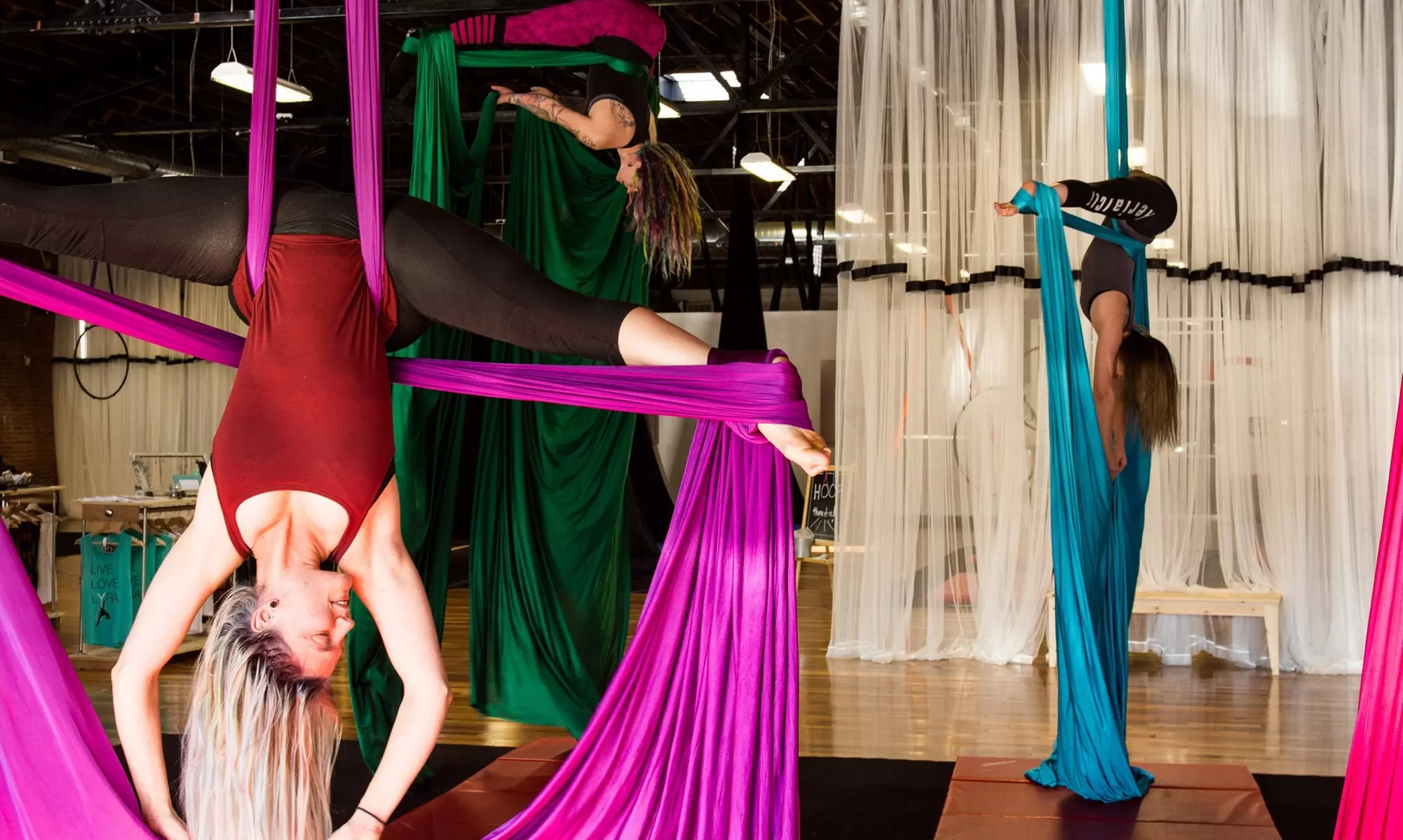 $49 for Four-Week Intro Aerial Course at AerialCLT ($100 Value) - Primary Image