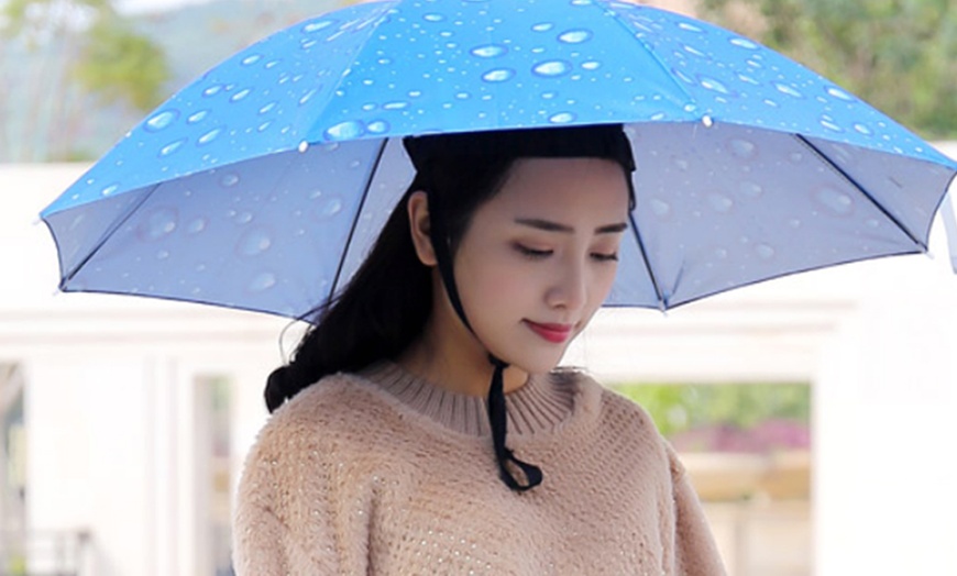 Image 4: Headwear Umbrella