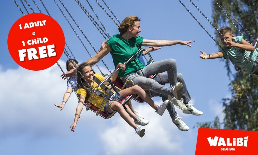 Image 1: Journée en famille au Walibi Belgique