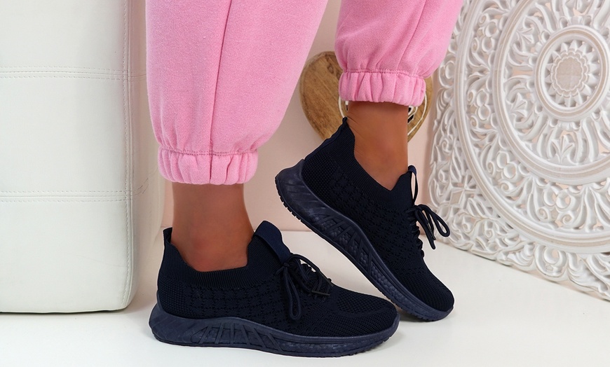 Image 11: Women's Knit Trainers